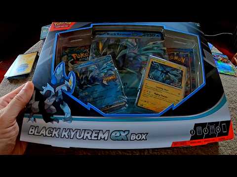 I Ripped the Black Kyurem ex Box again! - 4 Packs Scarlet/Violet Era Pokémon TCG