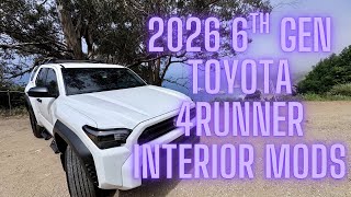 6th Gen Toyota 4Runner Interior Mods, The Best Toyota 4Runner Accessories, 2026 Toyota 4Runner SR5!