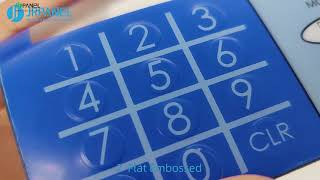 5 kinds of embossing types