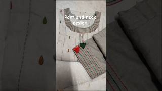 pant poncha Design & neck design ideas.#stitching #fashion #design #dress #viral #shorts #ytshorts
