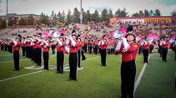 CMU Homecoming // FULL HALFTIME SHOW // From the Sideline // Central Michigan Marching Band