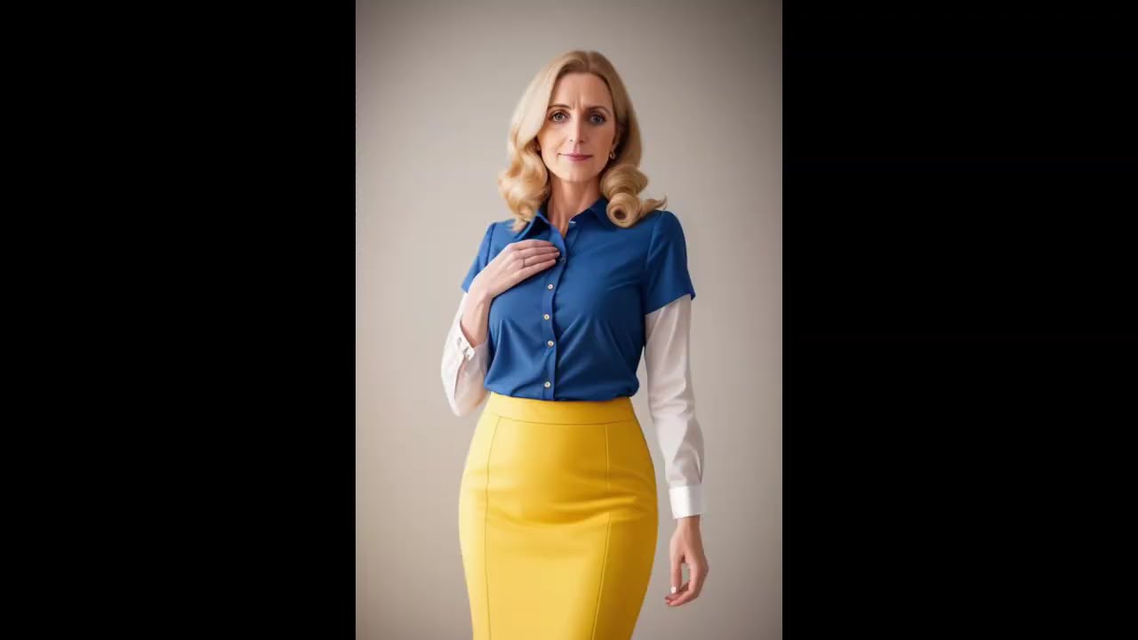 Yellow Pencil Skirt Outfit