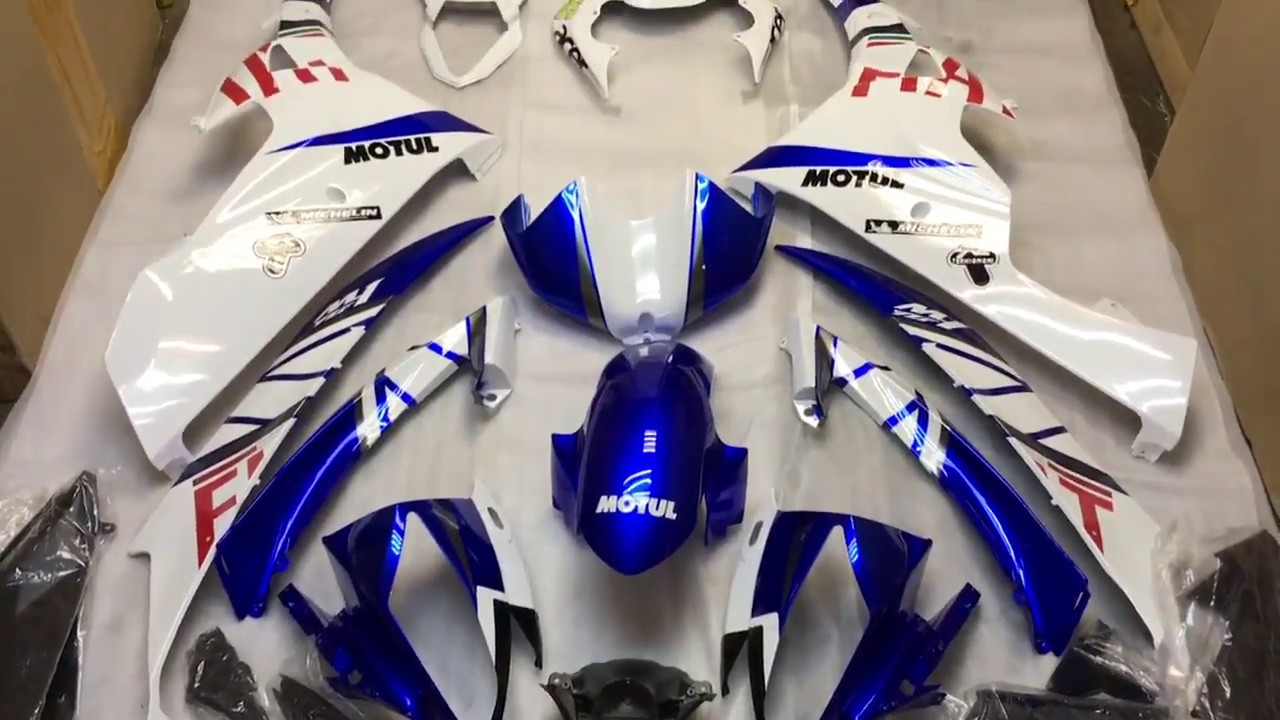 YAMAHA R6 2006 - 2007 Обзор комплекта пластика