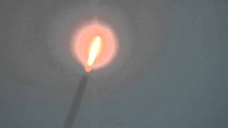 Thor satellite launches into space in Kourou. Arienne5. French Guiana 2009.