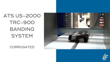 Compensated Corrugate Stacks ATS US 2000 TRC 900 Automated Banding System
