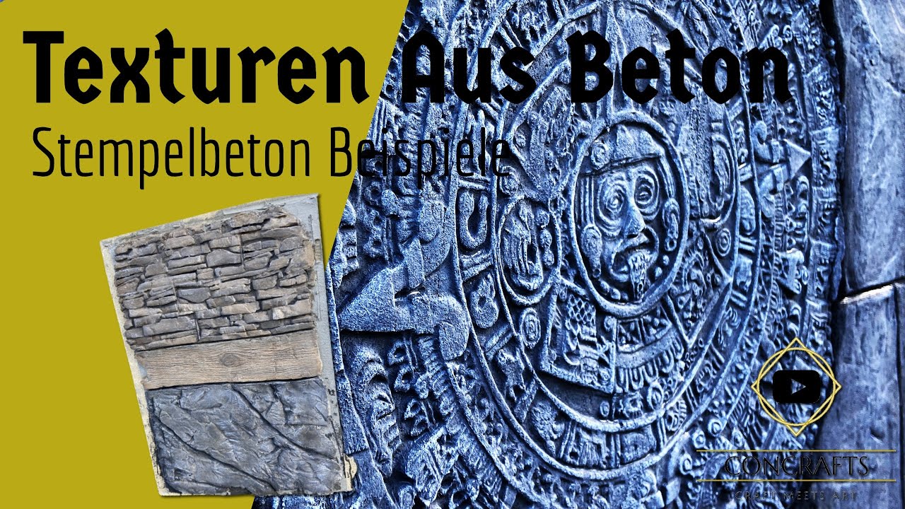 Texturen aus Beton / Klinker (Stempelbeton, Stempelputz) / Naturstein Optik (Schulung, Training)