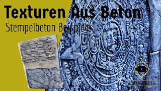 Texturen Aus Beton Klinker Stempelbeton, Stempelputz Naturstein Optik Schulung, Training
