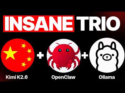 Kimi K2.6 + OpenClaw + Ollama is INSANE!