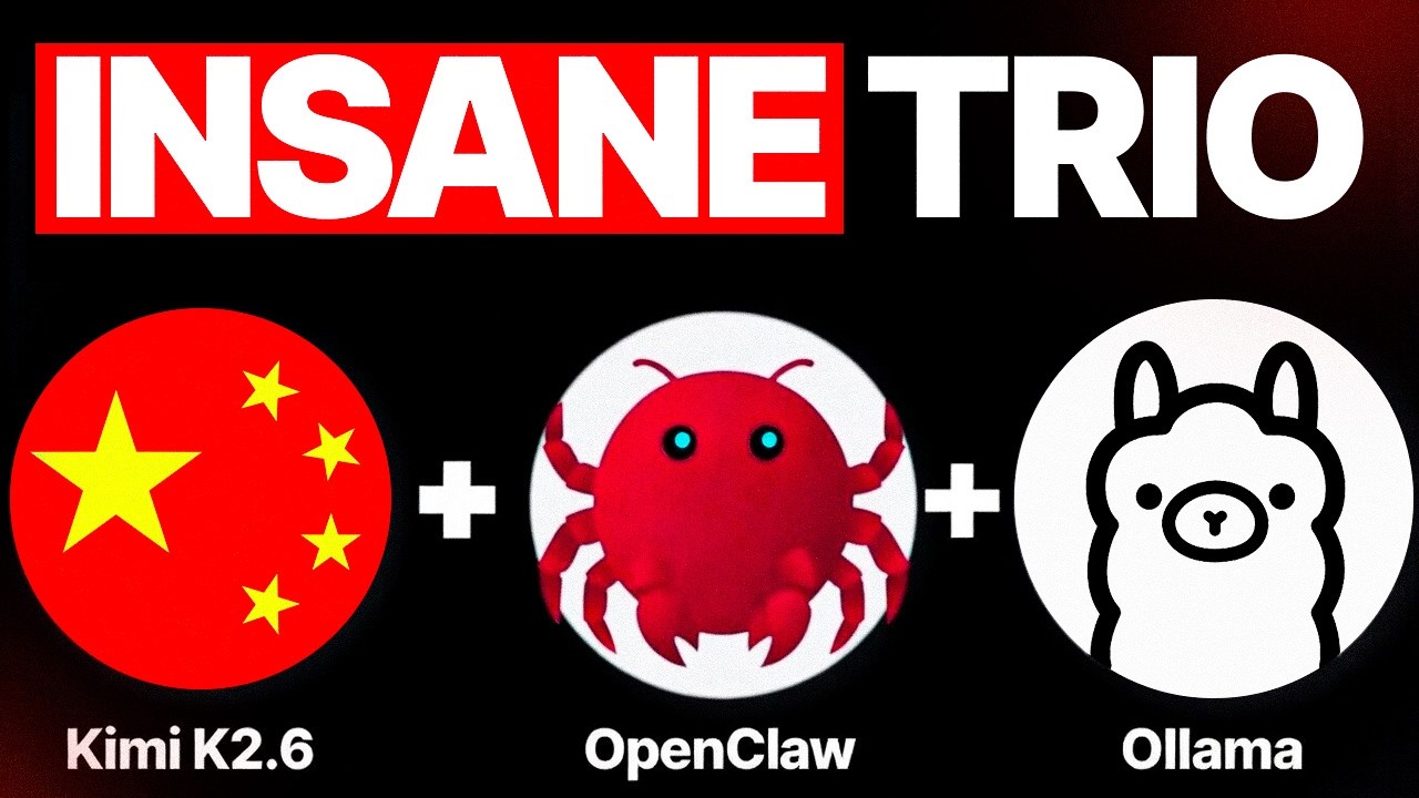 Kimi K2.6 + OpenClaw + Ollama is INSANE!