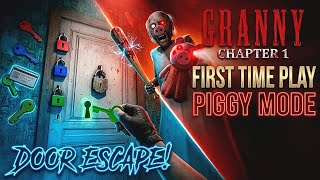 Granny Chapter 1 Piggy Mode Door Escape (Full GamePlay) 😱 | Door Escape Granny Chapter One screenshot 5