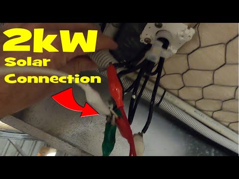 Replacing crocodile clamps with a fused solar connection box. It looked like a quick job...