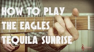 Download Lagu How to play Tequila Sunrise by The Eagles - Rhythm and Solo - Guitar Lesson Tutorial MP3