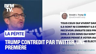 Trump contredit par Twitter, une première