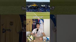 FUDBALER SLETEO NA SRED TERENA HELIKOPTEROM 😱 #depay #football #balkan #brazil #fyp #viral