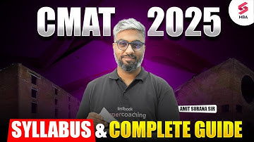 CMAT Syllabus 2025 | Complete Exam Pattern & Preparation Guide | Amit Surana Sir