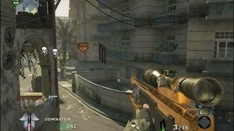 Call of Duty Black Ops 360 Jumpshot Noscope Across the map!