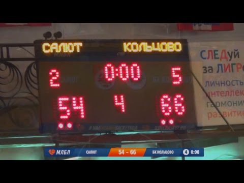 12.01.2019. НБА Cалют - БК Кольцово.