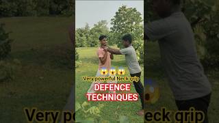 Very powerful 😱 2 Hand Neck grip Defense technique #youtubeshorts #martialarts #karate #shortvideo