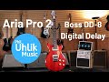 Aria pro 2 and boss dd8 digital delay  phil uhlik music demo