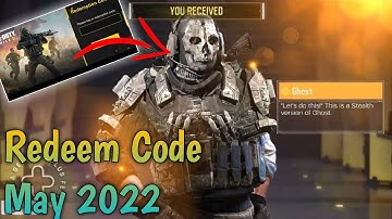 New Redeem Code Codm 2022 | May Redeem Code Codm | 2022 Redeem Code Codm | Codm Codes 2022