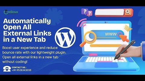 Wordpress Auto-Open External Links in New Tab – Fast & Easy Fix