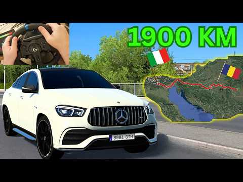 ETS2 Longest Road Trip (Bucharest do Milan) Romania to Italy | G923 Steering Wheel Gameplay