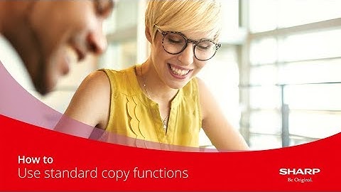 How to Guide | How to use the Basic Copy Mode on a Sharp MFP