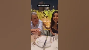 أحدث ظهور ل ماغي بو غصن برفقة زوجها في عيد ميلادها ٤٧ 