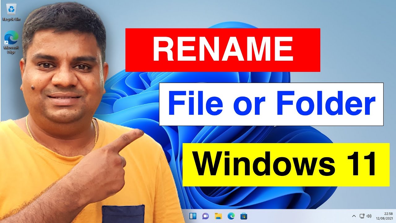 How To Rename In Windows 11 File And Folder YouTube