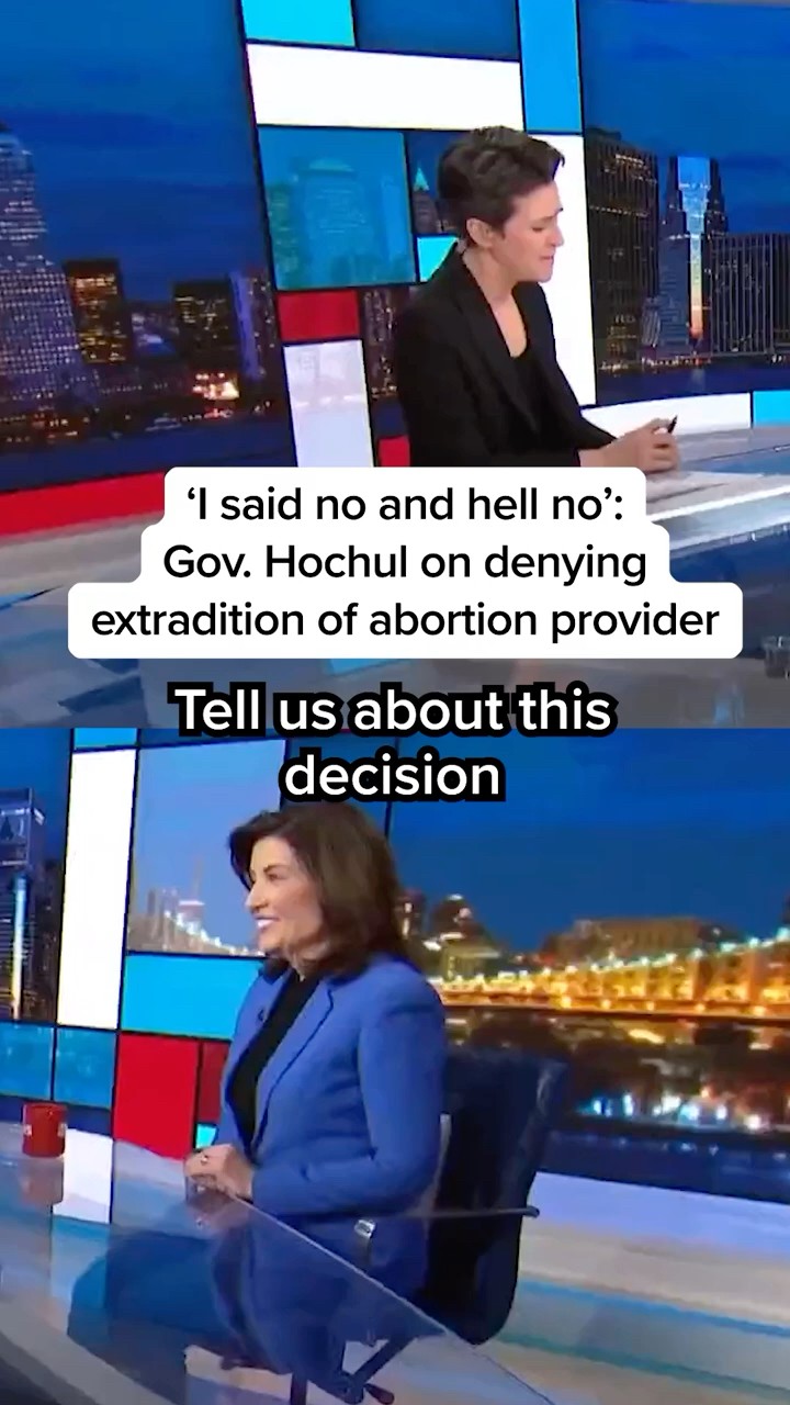 ‘I said no and hell no’: Gov. Hochul on denying extradition of abortion provider