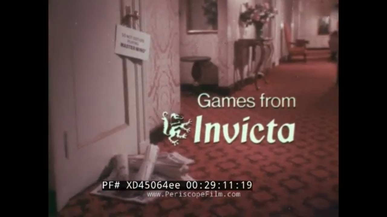 INVICTA MASTERMIND GAME  TV COMMERCIAL FROM 1970s    XD45064ee