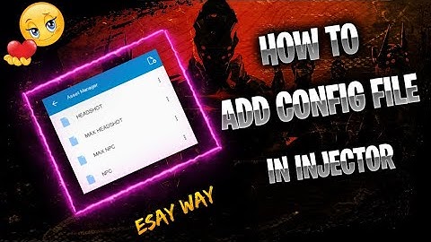 HOW TO ADD CONFIG IN FF INJECTOR || ADD CONFIG IN FREE FIRE INJECTOR || ZH GAMING FF.