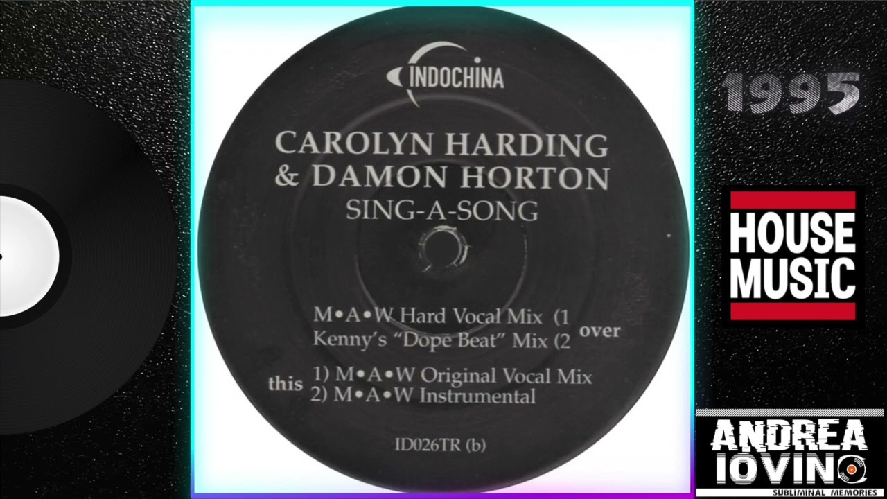 洋楽 CAROLYN HARDING&DAMON HORTON SING A SONG Carolyn Harding & Damon Horton – Sing-A-Song (M.A.W. Original