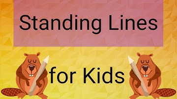 Standing Lines for Kids| छोटे बच्चों को लिखना कैसे सिखाएं।How to write.