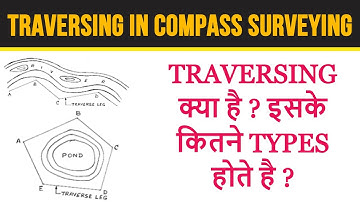What is Traversing in Surveying | Its Types [HINDI]