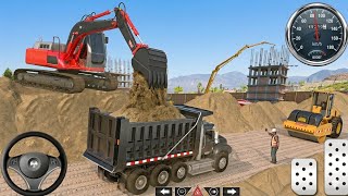 Real City Construction Simulator 3D - City Road Builder Excavator Trucks 2026 - Android Gameplay