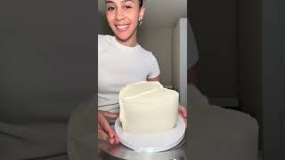 How to make a split cake 🎂 #cake #baking #food #satisfying