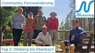 Community Fernwanderung Neckarsteig Tag 2/4 - Die Gruppe wächst