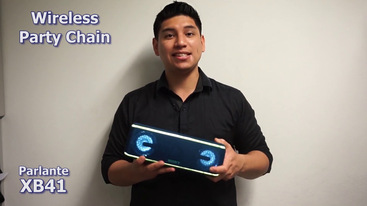 Parlante Inalámbrico SRS-XB41 Sony // Tutorial Sony Extra Bass XB41 // Sony  Review - YouTube