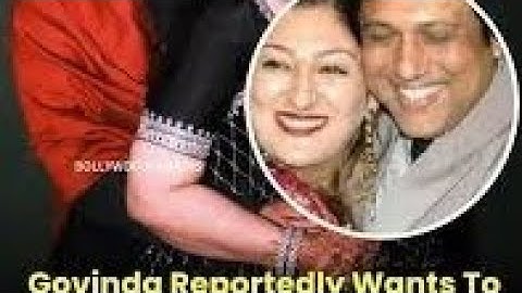 "Govinda and Wife Announce Divorce: The Untold Story"