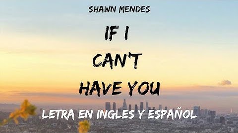 Shawn mendes - If i can