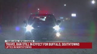 Travel ban still in effect for Buffalo, Southtowns