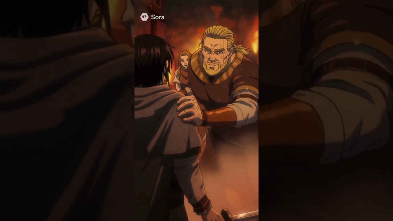 🔥 Epic Anime Intro Scene | The Fall of the Burning Town (2-Minute Cinematic)