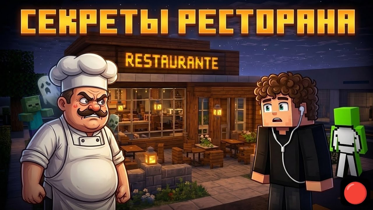 😱 Что скрывает ресторан за городом в МАЙНКРАФТЕ? | Нарезка