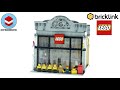 Lego 910009 modular lego store  lego speed build review  bricklink designer program