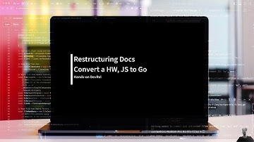 Restructuring Docs: Convert a Hello World from JS to Go - Hands-on DevRel