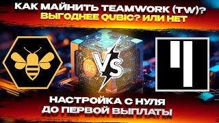 📌 Майнинг TW выгоднее Qubic? Как майнить TW(TeamWork). Настройка с нуля до первой выплаты