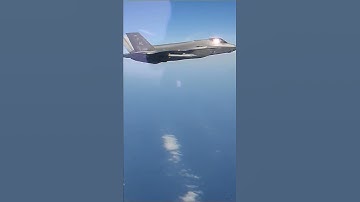 A U.S. Air Force F-35A fires an AIM-9X missile over the Gulf of Mexico on March 22, 2022