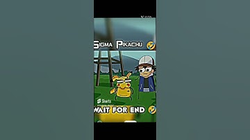 Sigma Pikachu 🤣🤣 Wait For End 🤣🤣 ft. Not your type #notyourtype #shorts #rgbucketlist #sigmarule