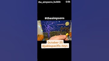 The Simpsons Treehouse of Horror countdown calendar-October 25. #thesimpsons #treehouseofhorror